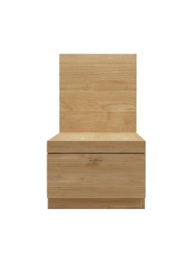 Fuji Natural Bedside Table with 1 Drawer