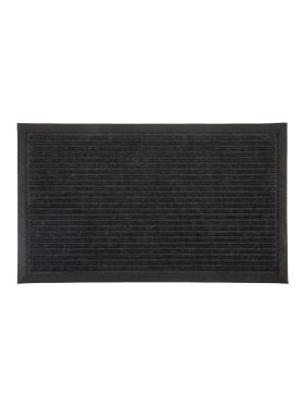 Daro Charcoal Black Thin Polypropylene doormat 