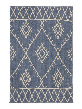 Agatti Tribal Outdoor Large Blue Rug