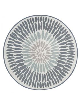 Azores Recycled Plastic Large Round Outdoor Rug
