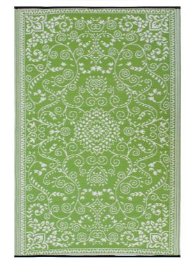 Murano Lime and Cream Traditional Reversible Large Rug