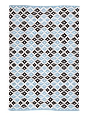 Megh Blue Recycled Cotton Large Indoor Rug