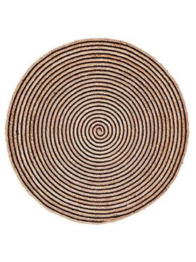 Orchid Eco-friendly Round Jute Area Rug