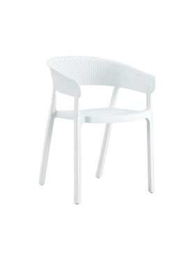 Santacruz White Outdoor Chair