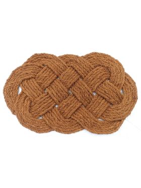 Periyar Plain Knotted Oval Coir Doormat