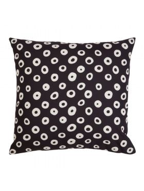 Speckle Black and Beige Outdoor Cushion | 50x50 CM