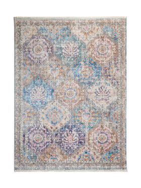 Trogney Blue Designer Floor Mat