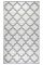 Tangier Grey and White Trellis Recycled Plastic Outdoor Rug