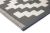 Aztec Grey & White Rectangular Diamond Pattern Foldable Waterproof XL Camping Mat - 270x360 CM