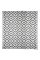 Aztec Grey & White Rectangular Diamond Pattern Foldable Waterproof XL Camping Mat - 270x360 CM