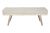 Capella Beige Upholstered Cushioned Dining Bench Seat - 120 Cm