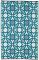 Seville Blue Multicoloured Modern Recycled Plastic Outdoor Rug