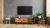 Flinders Herringbone 2 Doors & 2 Shelves Mango Wood Entertainment TV Unit with Storage