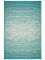 Brooklyn Teal and White Modern Recycled Plastic Reversible Outdoor Rug