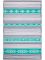 Ibiza Multicoloured Recycled Plastic Reversible Large Outdoor Rug