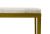 Jal Marble Top Gold Legs Large Coffee Table