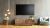 Leo Sliding Doors Solid Wood 140 cm Modern Entertainment TV Unit with Storage