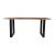 Nova Long Industrial Wooden 6 Seater Dining Table - 180cm