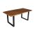 Nova Long Industrial Wooden 6 Seater Dining Table - 180cm
