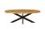 Nova Natural 130 CM Wooden Oval Coffee Table 