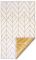 Sydney Gold and Cream Modern Recycled Plastic Outdoor Rug