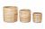 Set of 3 Ubud Handmade Natural Cane Storage Basket and Planter