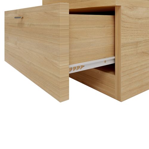 Fuji Natural Bedside Table with 1 Drawer