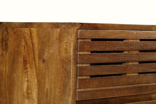 Leo Solid Wood Modern 2 Drawer Bedside Table