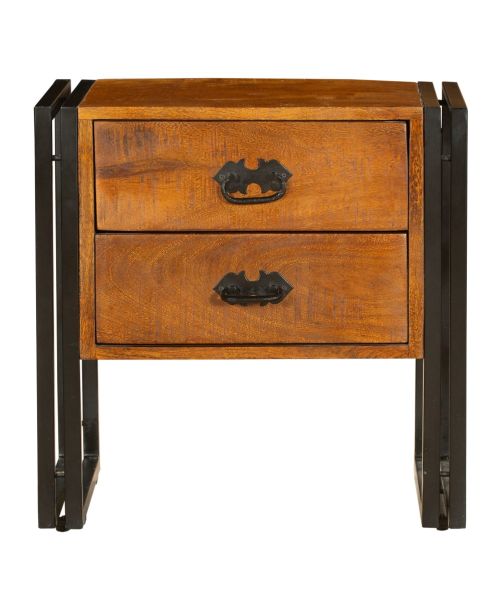 Astra 2 Drawer Side Table