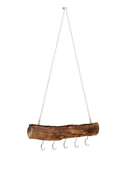 Crux 30cm Wood and Metal Wall Hook