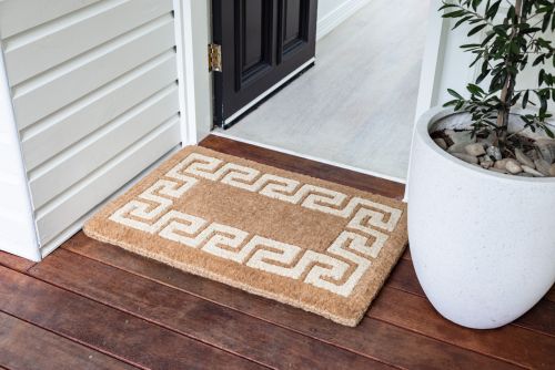Athens Two Toned Thick Long Coir Doormat