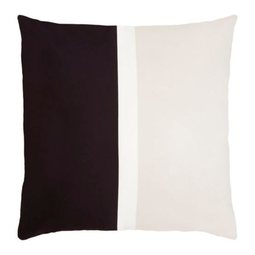 Faro Black and Beige Outdoor Cushion | 50x50 CM