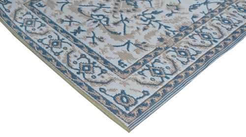 Nain Blue Recycled Plastic Outdoor Rug