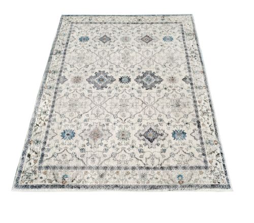 Susa Ivory Multicolour Traditional Distressed Rug