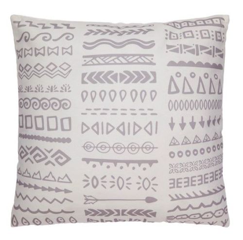 Tribal Grey and White Outdoor Cushion | 50x50 CM