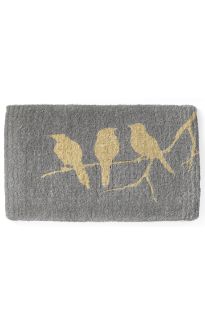 45x75 cm Birds On Branch Grey and Natural Coir Doormat