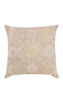Altair Beige Embroidered Indoor Cushion