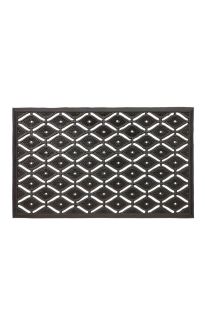 55x80 cm Asa Black Rubber Thin Doormat