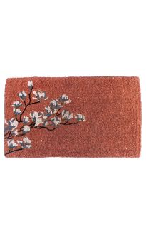 Magnolia Coral 100% Coir Doormat